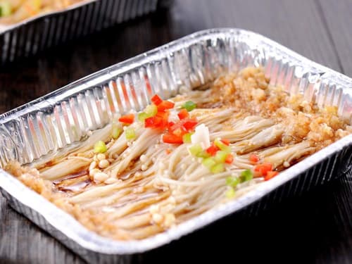 睢县锡纸烤金针菇